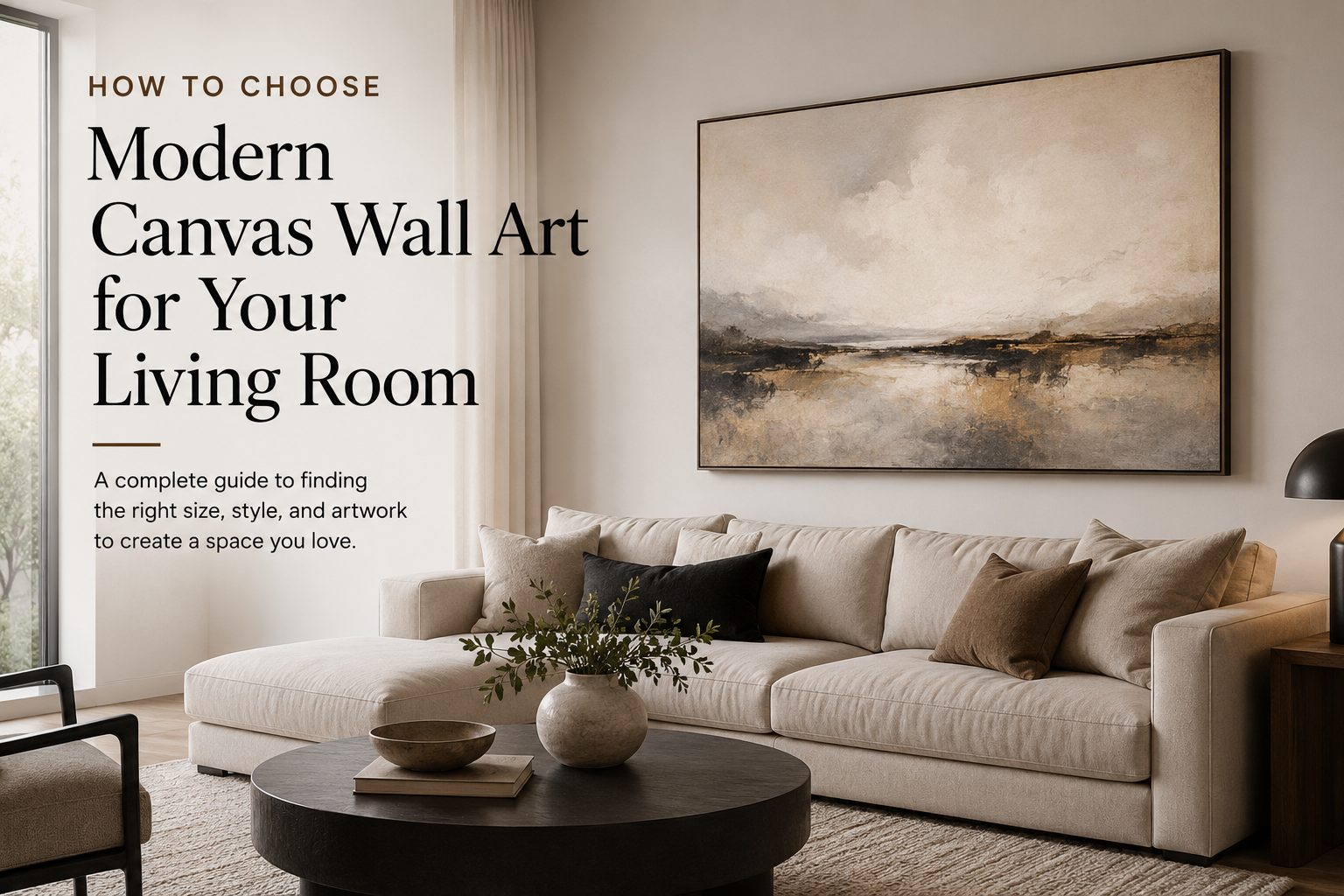 How to Choose Modern Canvas Wall Art for Your Living Room
