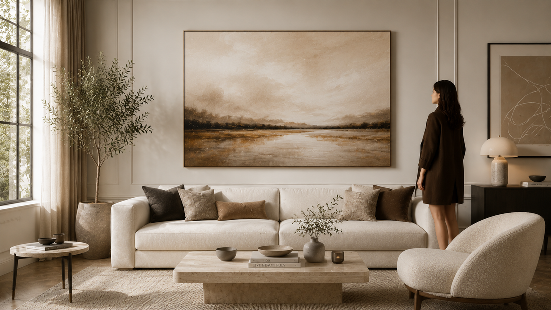 How to Choose Oversized Canvas Wall Art That Makes a Statement