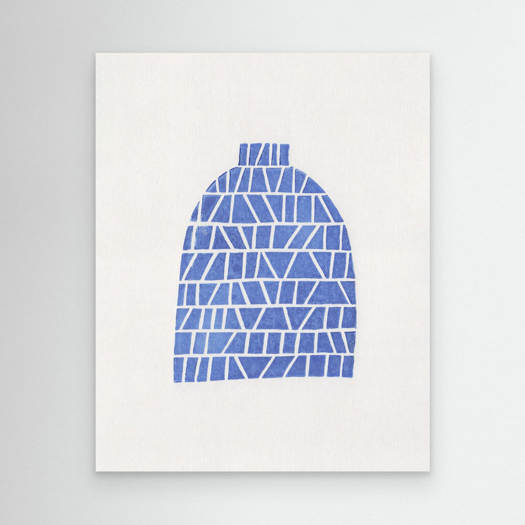 Linocut Vase