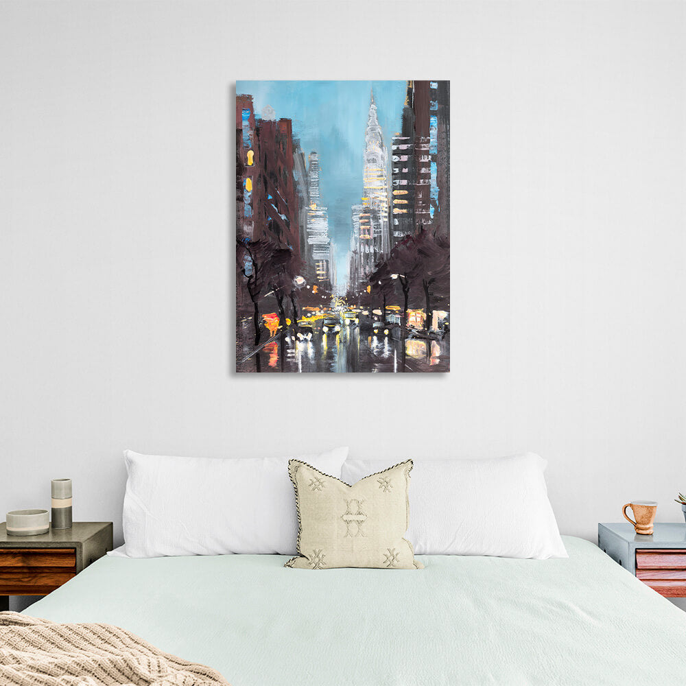 Autumnal New York City Canvas Wall Art Print