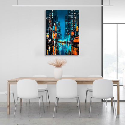 Evening New York Canvas Wall Art Print