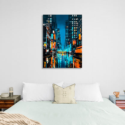 Evening New York Canvas Wall Art Print