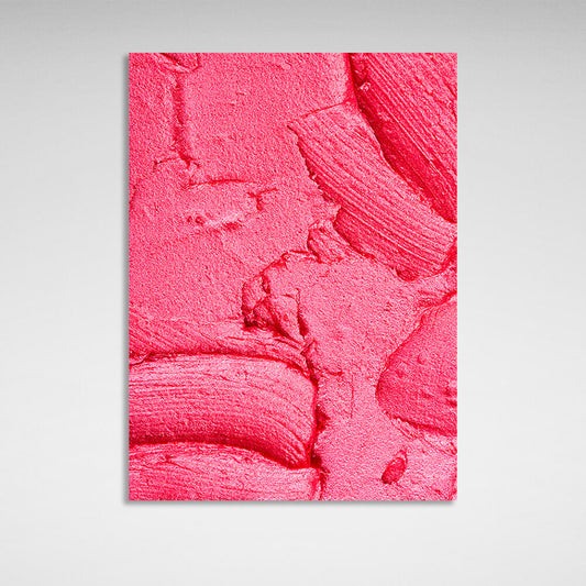 Abstraction pink eyeshadow Abstraction Canvas Wall Art Print