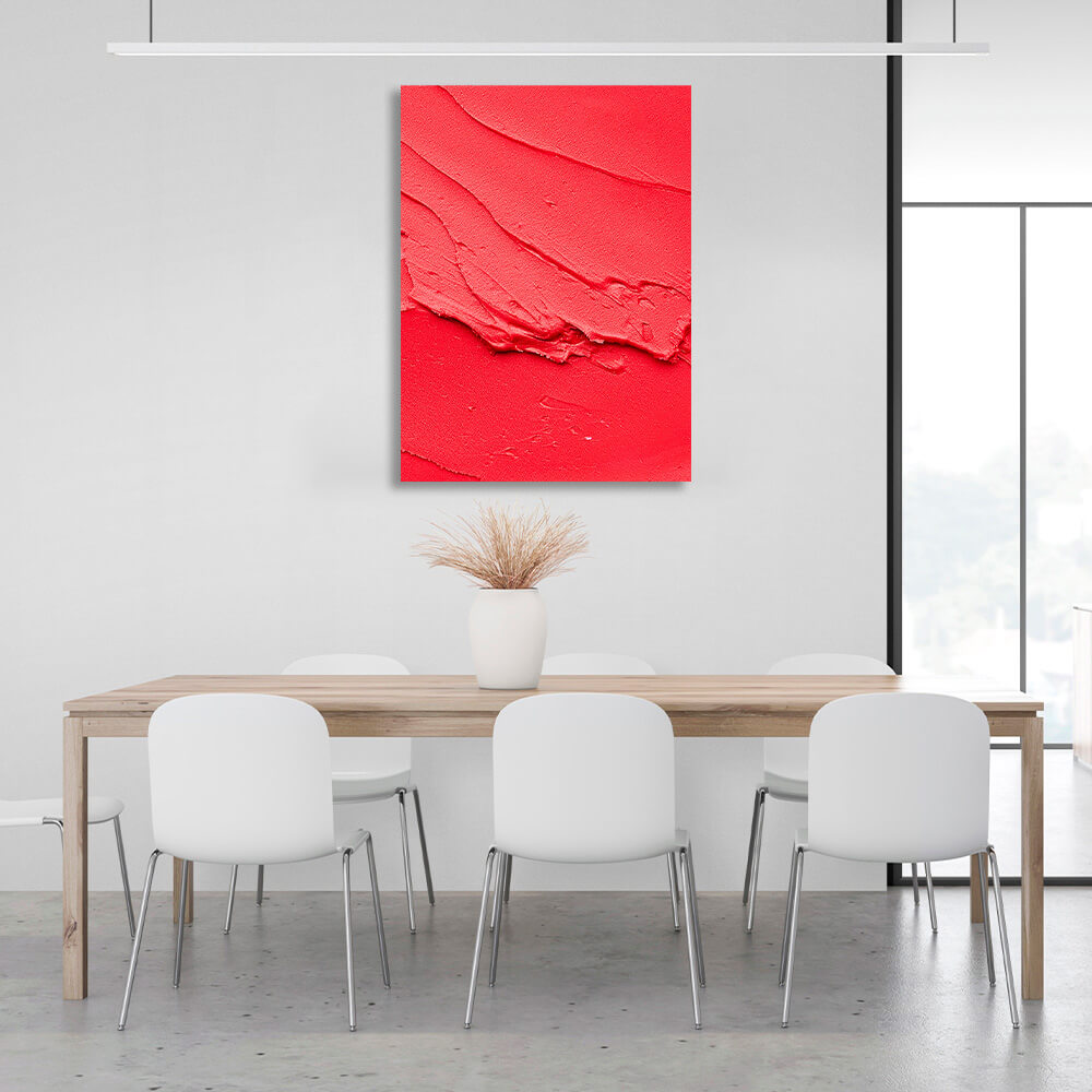 Red paint  Canvas Wall Art Print