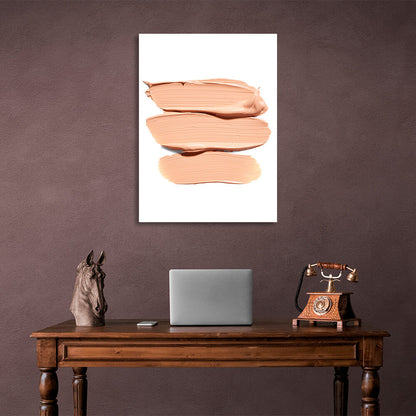 Swatches of foundation Canvas Wall Art Print