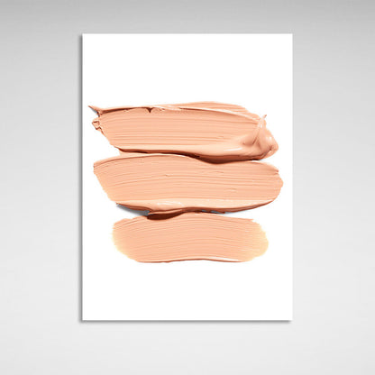 Swatches of foundation Canvas Wall Art Print