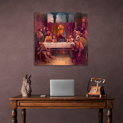 The Last Supper Reproduction Canvas Wall Art Print