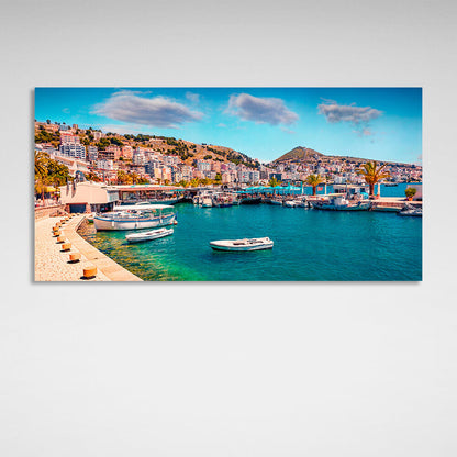 Albania Canvas Wall Art Print