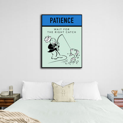 Monopoly Patience Canvas Wall Art Print