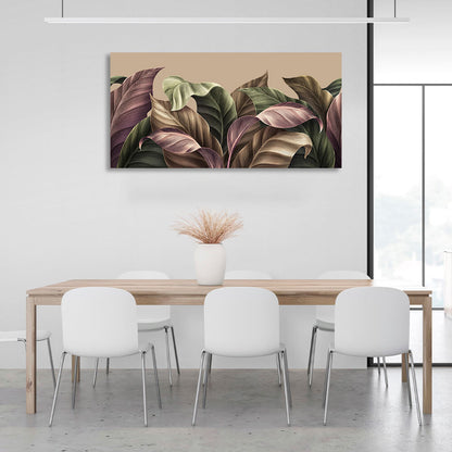 Colorful leaves Canvas Wall Art Print