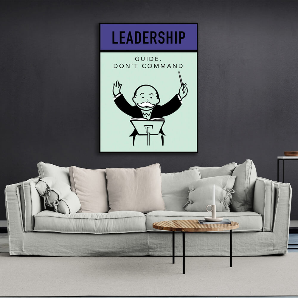 Monopoly Leadership Canvas Wall Art Print