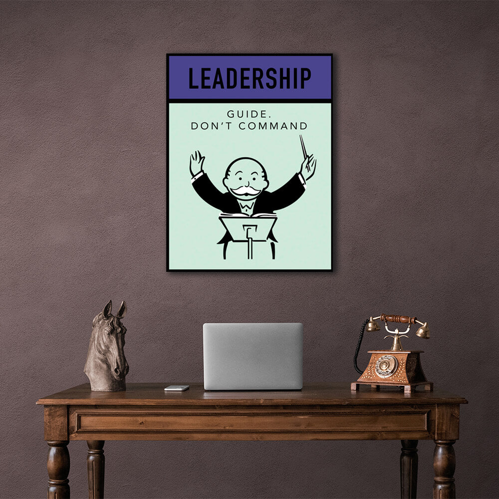 Monopoly Leadership Canvas Wall Art Print