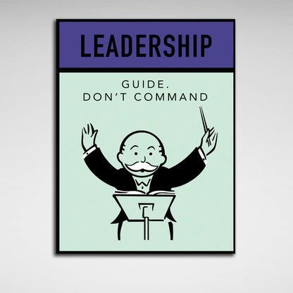 Monopoly Leadership Canvas Wall Art Print