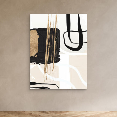 Abstract Black and Gold