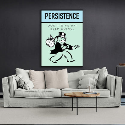 Monopoly Persistence Canvas Wall Art Print