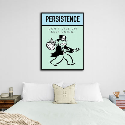 Monopoly Persistence Canvas Wall Art Print