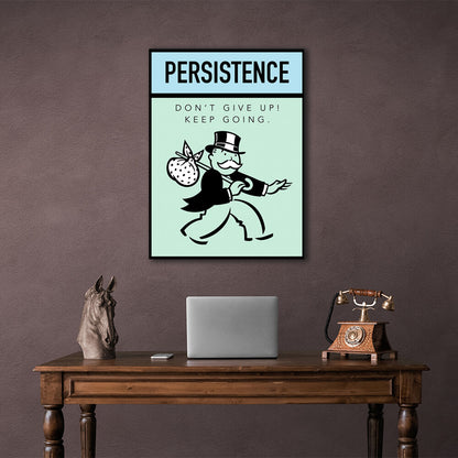 Monopoly Persistence Canvas Wall Art Print