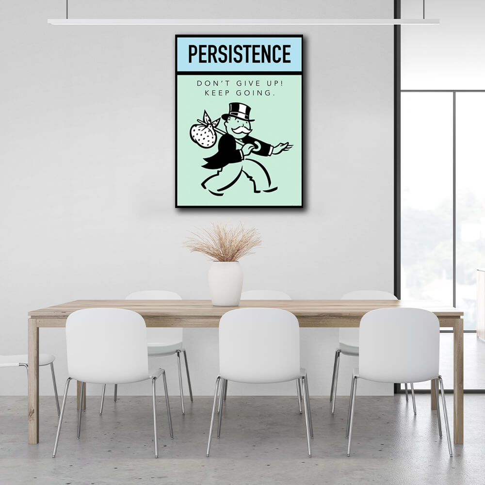 Monopoly Persistence Canvas Wall Art Print