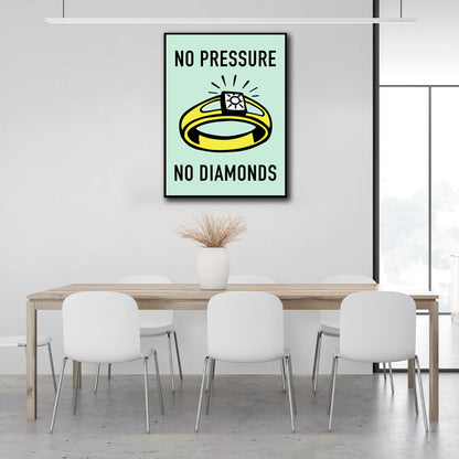 Monopoly No pressure Canvas Wall Art Print