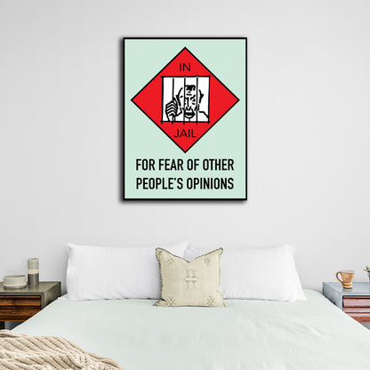 Monopoly Jail Canvas Wall Art Print