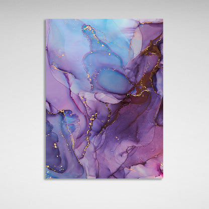 Lavender pink Abstraction Canvas Wall Art Print