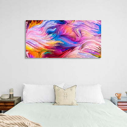 Colorful Abstraction Canvas Wall Art Print