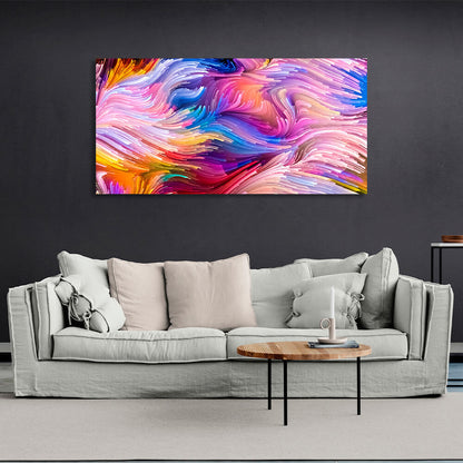 Colorful Abstraction Canvas Wall Art Print