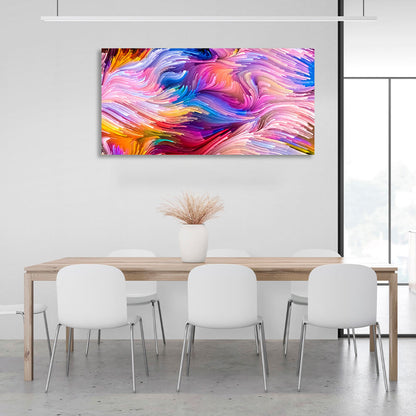 Colorful Abstraction Canvas Wall Art Print