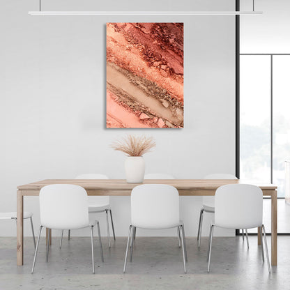 Powder tones Abstraction Canvas Wall Art Print