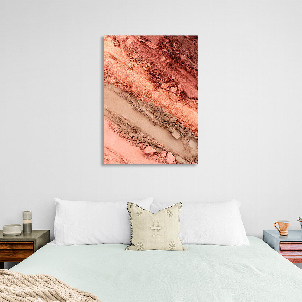 Powder tones Abstraction Canvas Wall Art Print