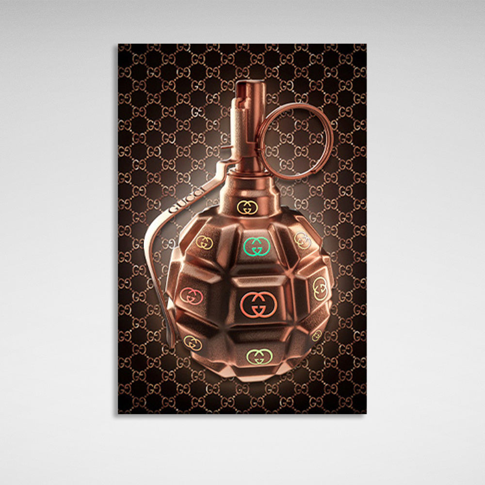 Gucci grenade Canvas Wall Art Print