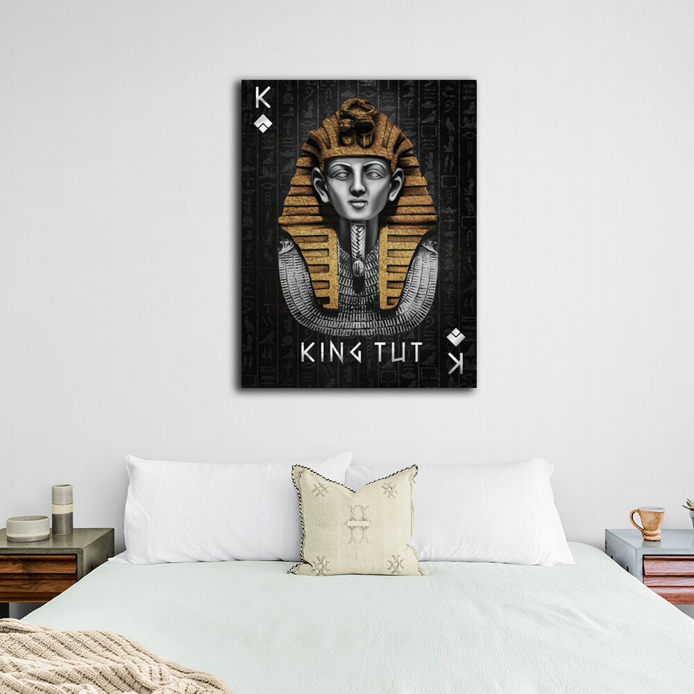 King Tutankhamun Canvas Wall Art Print