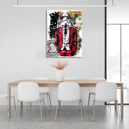 Darth Vader painting Canvas Wall Art Print