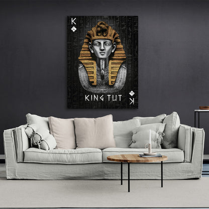 King Tutankhamun Canvas Wall Art Print