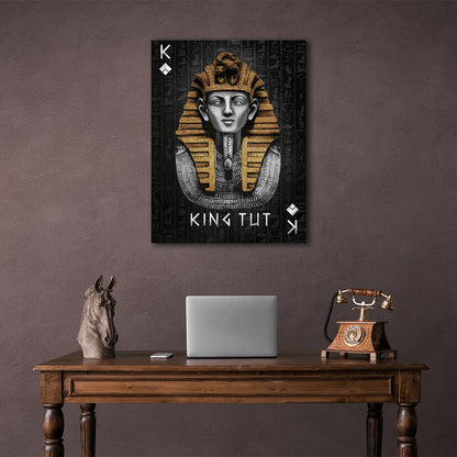 King Tutankhamun Canvas Wall Art Print