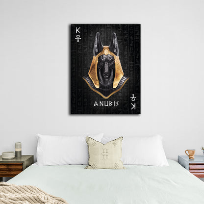 Anubis Canvas Wall Art Print