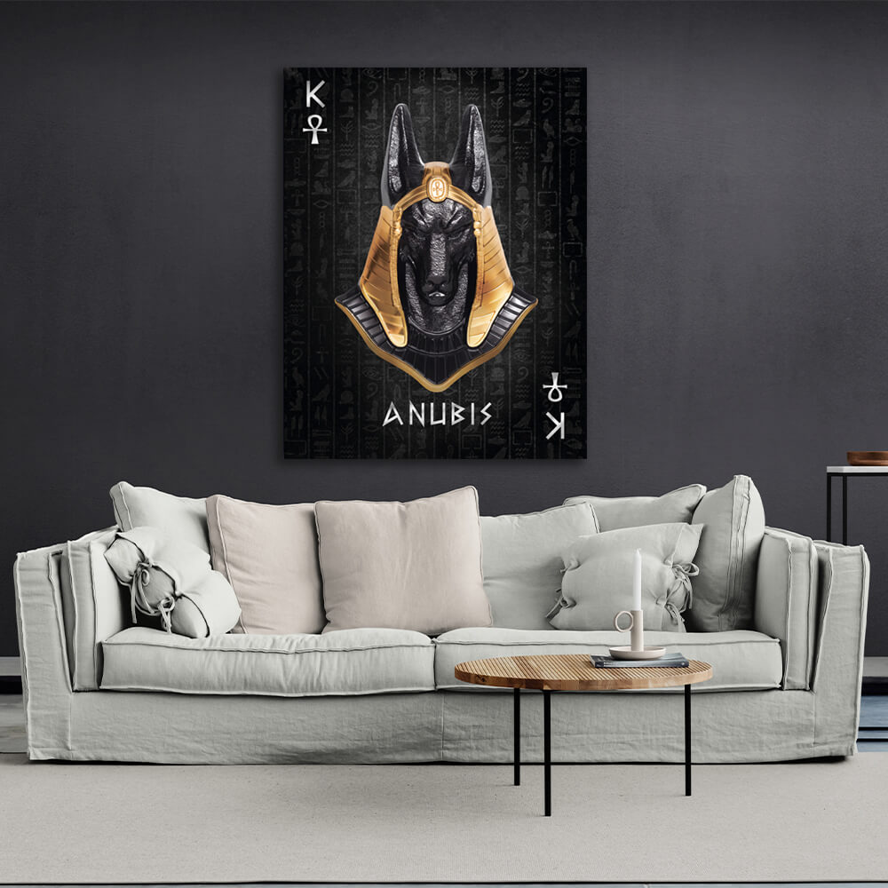 Anubis Canvas Wall Art Print