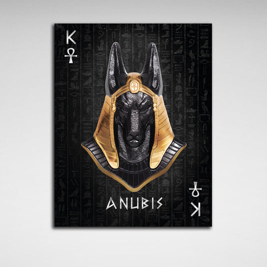 Anubis Canvas Wall Art Print