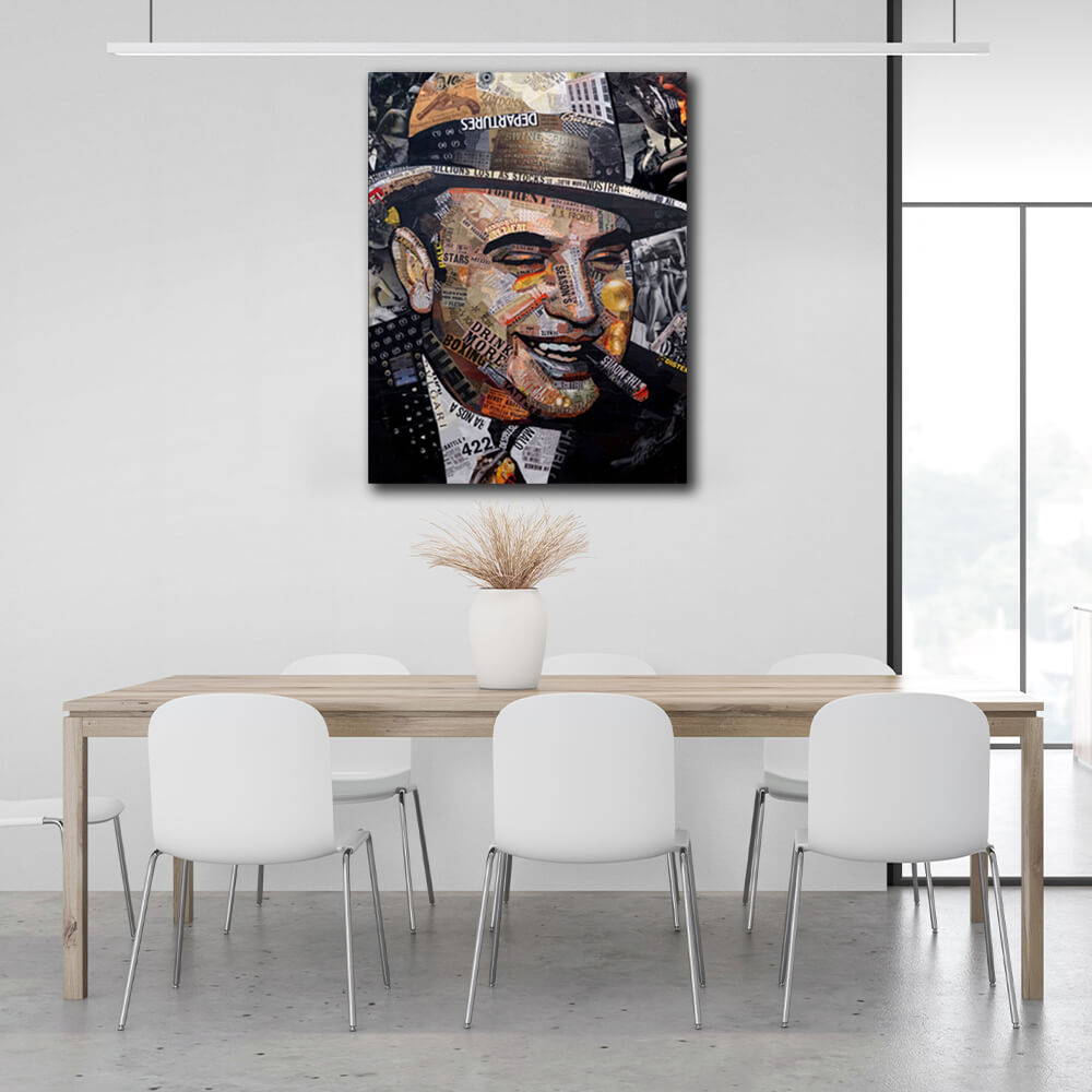 Al Kapone Canvas Wall Art Print