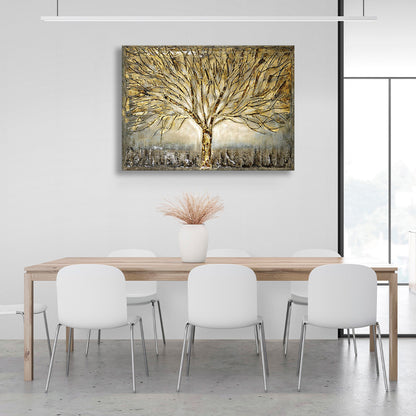 Reproduction of the golden tree Canvas Wall Art Print