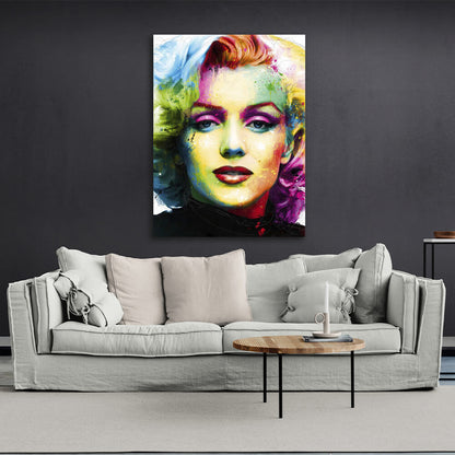 Merelyn Monroe Canvas Wall Art Print