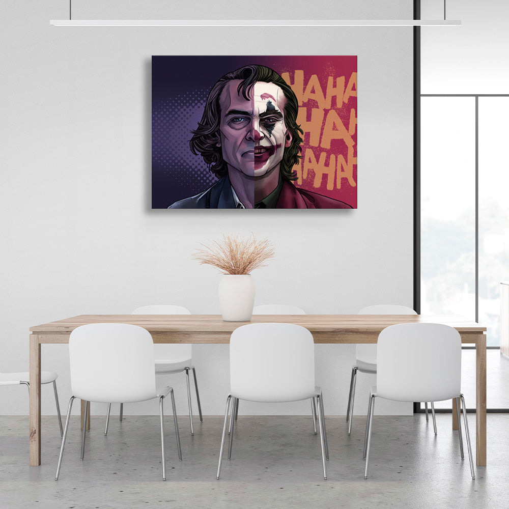 Joker Canvas Wall Art Print