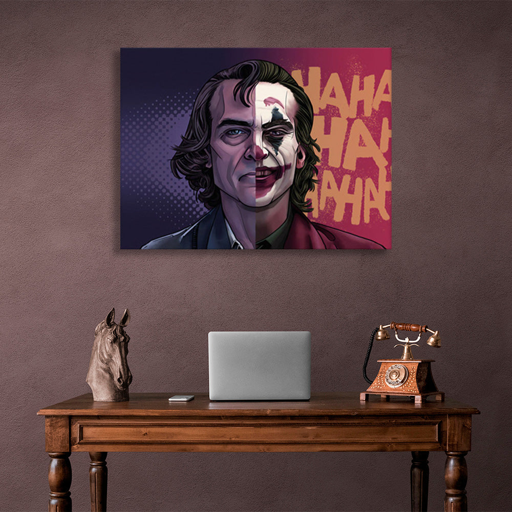 Joker Canvas Wall Art Print