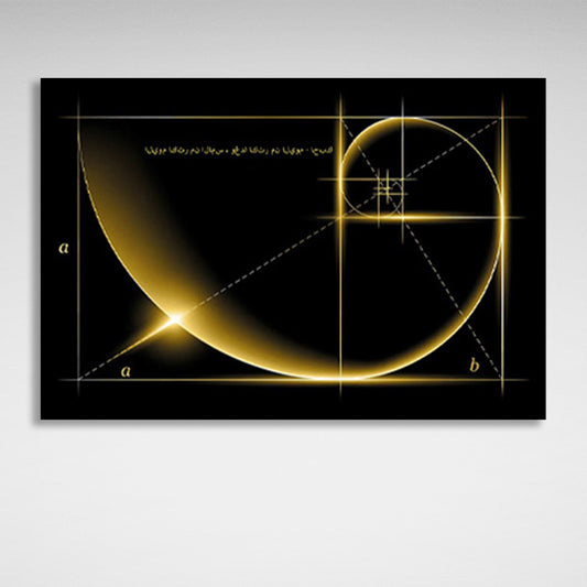 Pharaoh's cylinders and the golden ratio Canvas Wall Art Print