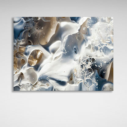 Delicate shades of abstract Abstraction Canvas Wall Art Print