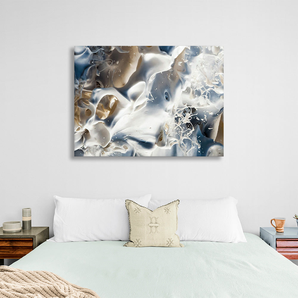 Delicate shades of abstract Abstraction Canvas Wall Art Print