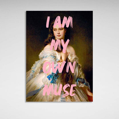 Canvas Wall Art Print Portrait of Rimskaya-Korsakova. I am my own muse