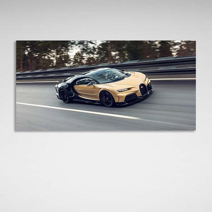 Canvas Wall Art Print Car Bugatti Chiron Super Sport