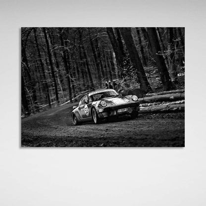 Canvas Wall Art Print Car Porsche 911 SC