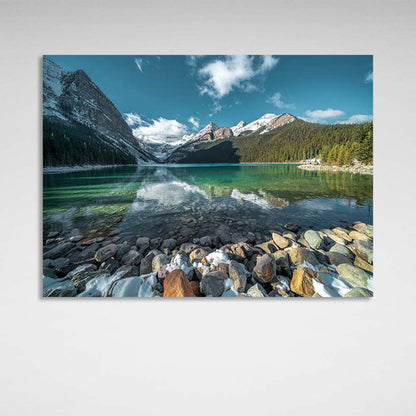 Canvas Wall Art Print Lake Louise